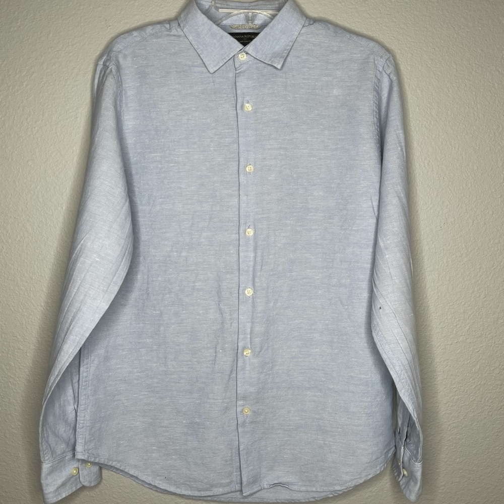 Banana Republic linen button up shirt